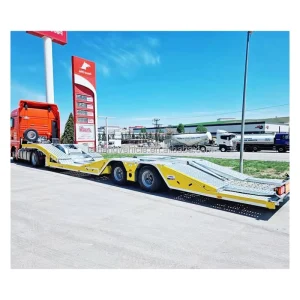 Double Hydraulic Control SUV Car Transport Semi Trailer 6 11 Parking Spaces Full Trailer Cargo Utility Car Carrier Trailers