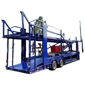 Double Storey 8 Seats Car Transport Trailer 2 Axles Double Layer Car Carrier Trailer