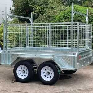 Dual Axle Braked Box Utility Transporation Fully Welded Trailer