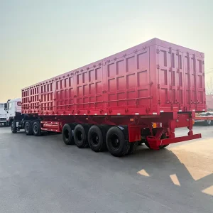 Dual Side Unloading Semi Trailer Side Discharge Model Factory Direct