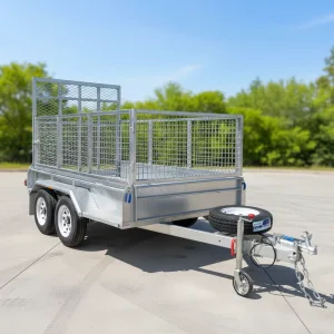 Dual axle Hydraulic Tipper Trailer with Ramp Brakes Suitable for 8×5 SUVs