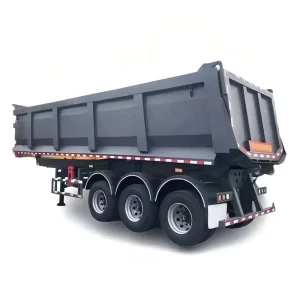 Dump Semi Trailer Truck With 20-80ton Loading Capacity Cargo Truck Body