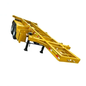 Durable Container Transport Trailer High Capacity Heavy Duty Design