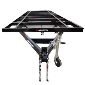 Duty Steel Mobile Chassis Car Trailer Multi Functional Equipment Transfer Trolley Industrial Frame Tow Stable and Durable
