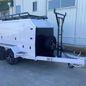 EDEN Dual Axle Tradesman Trailer Corrosion Resistant Galvanized Steel Cargo Utility Trailer for Coastal Regions