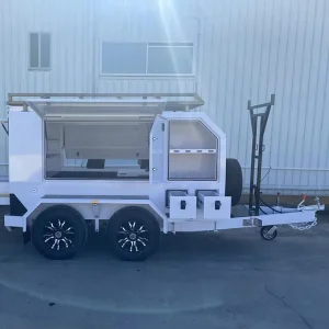 EDEN Dual Axle Tradesman Trailer Corrosion Resistant Galvanized Steel Cargo Utility Trailer for Coastal Regions
