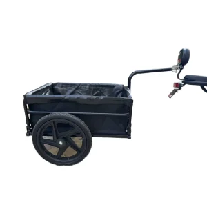 Easy to Disassemble Foldable Cargo Electric Bike Trailer Convenient Folding Wagon Camping Cart for Transporting Items