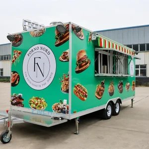 Economical Towable Food Trailer Basic Mobile Kitchen Concession Cart Suitable for New Startup Street Food Business Owners