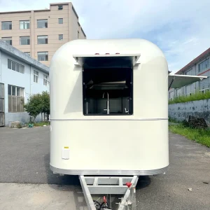 Electric Mobile Catering Truck Fully Equipped Kitchen for Coffee Ice Cream and Snack Sales