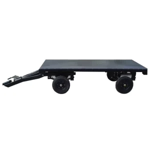 Electric air Brake 2.5 Tons Small Flatbed Trailer Mini Flat Plate Full Trailer