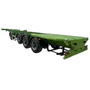 Eleph 20ft 40ft Steel Container Transport Vehicle Semi Trailer