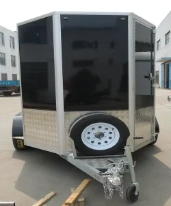 Enclosed Cargo Box Trailer With Side Door