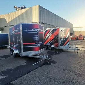 Enclosed Cargo Professional Manufacturer Produces Multi-purpose Trailer