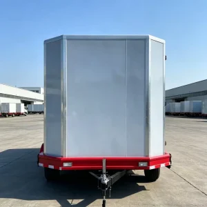 Enclosed Cargo Trailer Single/Dual Axle Custom Size Dry Van Box Trailer for Secure Cargo Transportation