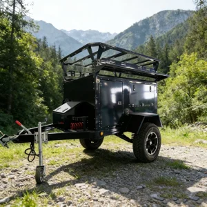 Enclosed Work Trailers Tradesman Trailer Utility Campers with Double-Axle