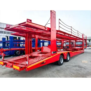 European Standard 2 Axle Air Suspension Car Transport Trailer 8 Car Carrier European Standard 2 Axle Air Suspension Transport