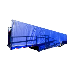 European Style 2-Axle Car Carrier Trailer Steel Material Semi-Trailer