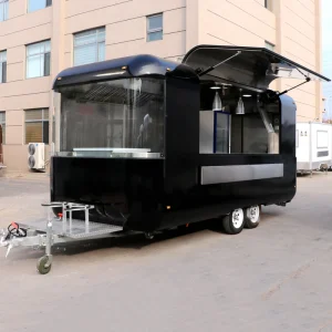 Export Standard Commercial Mobile Food Trailer Fully Equipped Fast Food Trailer