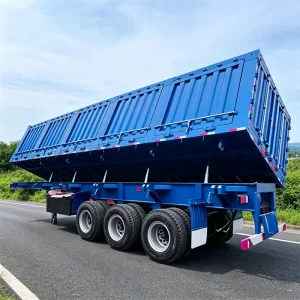 Factory 3/4/5 Axle 40tons Dump Semi-Trailer Tipper Tipping Side Truck Trailer Trailers