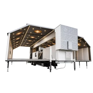 Factory Custom Mobile Stage Trailer Catering Truck Expandable Promotional Wedding Celebration Party Banquet Vehicle