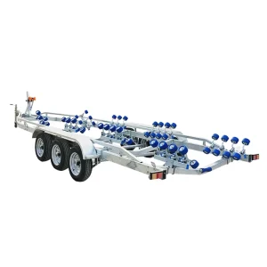 10 Meter Three Axle Boat Trailer Large Boat Transport Trailer Factory