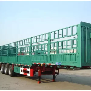 Factory Direct 60 Tons 3 Axle Cargo Transport Semi Trailer