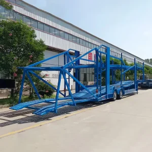 Factory Direct Car Transport Semi Trailer Custom Size Color One Year Warranty Sea Shipment to Ghana