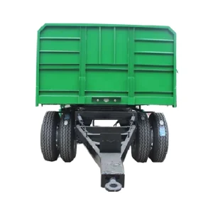 Factory Direct Farm Trailer for Tractor Single Axle Farm Dump Trailer