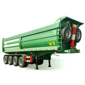 Factory Direct Heavy Duty Shape 3 4 5 6 Axles End Tipper Dump Trailers Semi Rear End Tipping for Sale at Competitive Prices