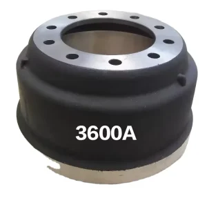 Factory Direct Heavy Duty Truck Trailer Brake Drum 3600AX 3600A Brake Drum