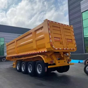 Factory Direct Heavy Duty U-Shape 3 4 5 6 Axles End Tipper Dump Trailers Semi Rear End Tipping for Sale at Competitive Prices