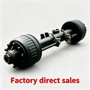 Factory Direct New German Type 16Ton Heavy Duty Trailer Axle Semi Trailer Spare Parts High Strength AlloySteel OEM