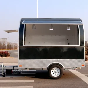 Factory Direct Round Food Trailer Mobile Catering Trailer Custom Coffee Pizza Burger Street Food Truck OEM Manufacturer