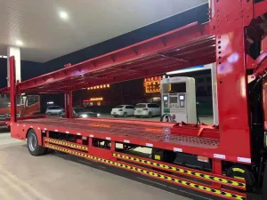 Factory Direct Sale 2 Axle 3 Axle Car Carrier Semi Trailer with 1 MOQ Customized Car Hauler Trailer for Global Auto Transport