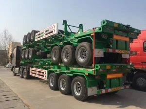 Factory Direct Sale 3-axis 40-foot/45-foot Container Frame Trailer Heavy-duty Transportation Container Chassis