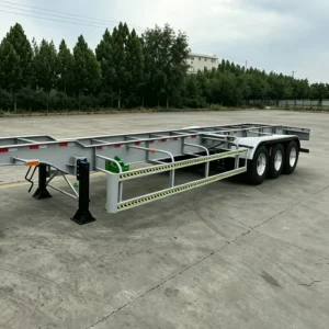 Factory Direct Sale 40ft Skeleton Trailer 40T Heavy-duty Port Container Transport Trailer