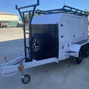 Factory Direct Sale Customizable Tradesman Logo Trailer OEM Tradesman Box Utility Cargo Trailer with Personalized Logo
