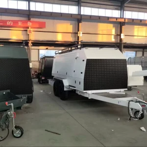 Factory Direct Sale of Mini Tradesman Utility Dual Series Axle Trailer Big Size Tool Builder Trailer Options Available