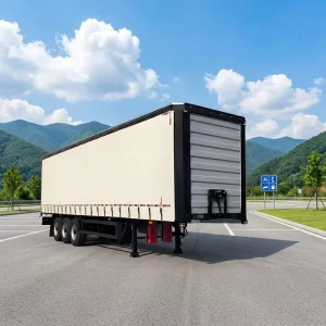 Factory Direct Sales Customized for Trucks 3 Axle 60 Ton Steel Side Curtain Semi Trailer Made in China