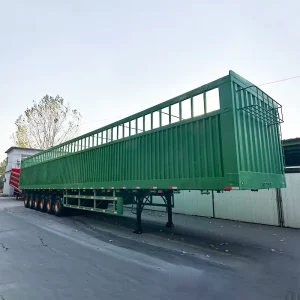 Factory Direct Sales Sidewall Semi Trailers Suitable for 20FT 30FT 40FT Container and General Cargo Transport Truck Trailers