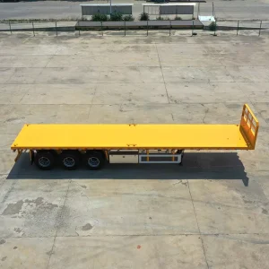 Factory Direct Semi Trailer Flatbed Truck Steel Material for Logistics Companies Automatic Transmission