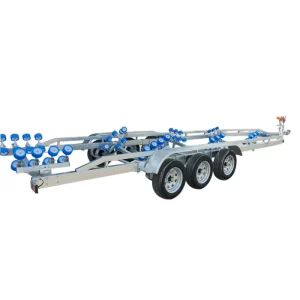 Factory Direct Shipping Ultra High Quality Large Hot Dip Galvanized Marine Trailers Customizable Boat Trailers Available