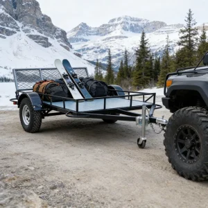 Factory Direct Trailer Camper Spacious Camper Trailers for Cars with Sleeping Area for Family Road Trips & Vacation Camping