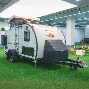 Factory Drop X3 Mini Lightweight Modern Teardrop Aluminum Trailer Custom OEM&ODM Camping Caravan