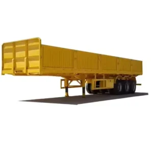 Factory Export 3axles Sidewall Trailer Tare Weight 7.5 Tons Truck Trailer Light Type Side Wall Semi Trailer