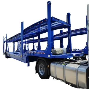 Factory Exporting New and Used 2 Axle 3 Axle Vehicle Car Carrier Semi Truck Trailer for Sale