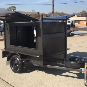 Factory New Customized Off Road Tradesman Utility Box Trailer with Rear Doors