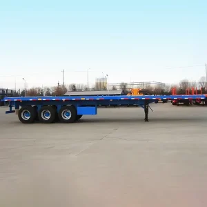 Factory New Shipping Flat Bed Trailer Flatbed Container Semi Truck Trailers