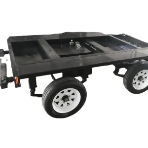 Factory New Type Black Painting Generator Trailer Single Axle Semi Trailer ATV Trailer