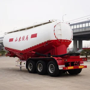 Factory New V Type Semi Trailer for Bulk Powder Transport Truck Trailers
